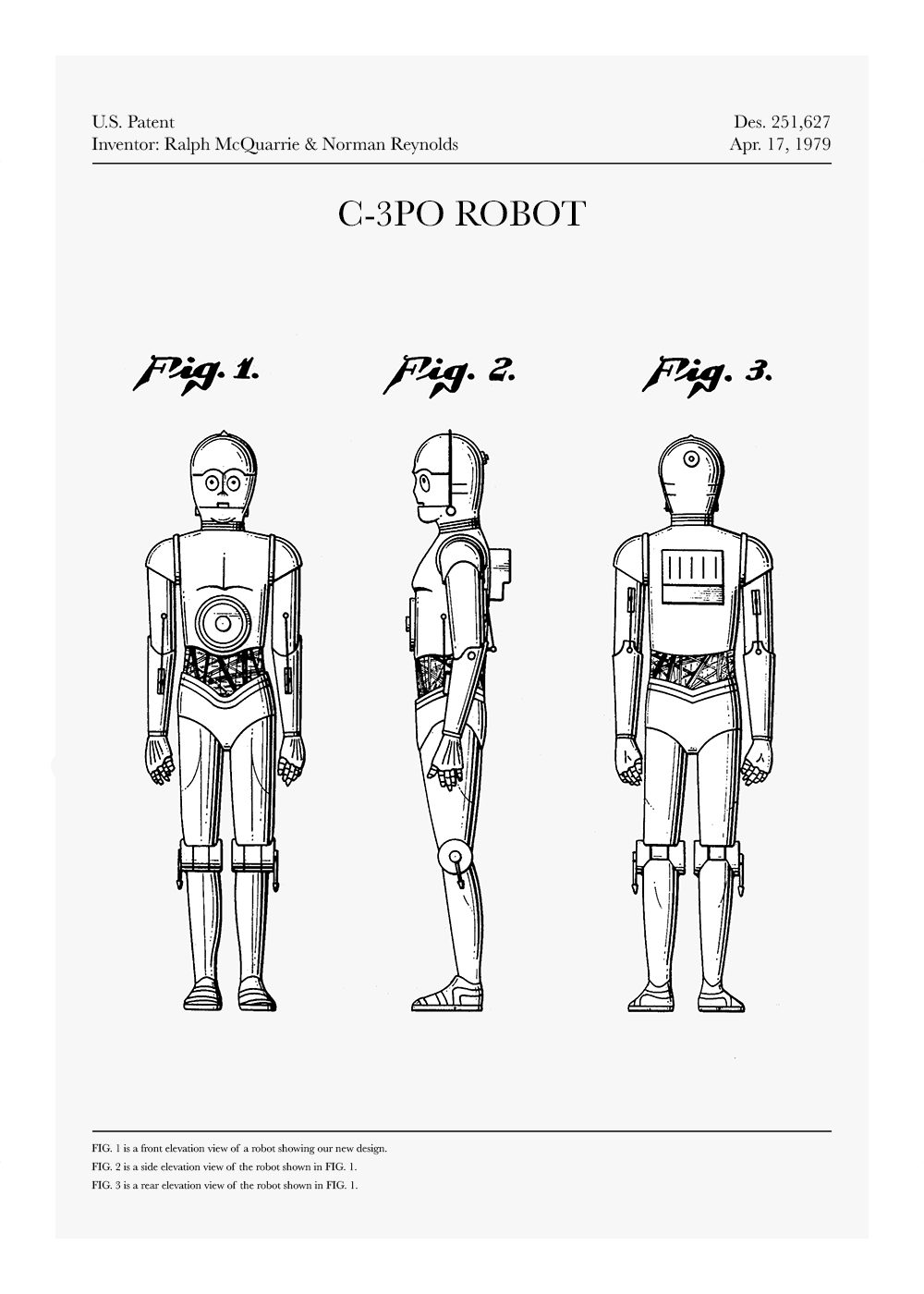 C 3po Robot Poster