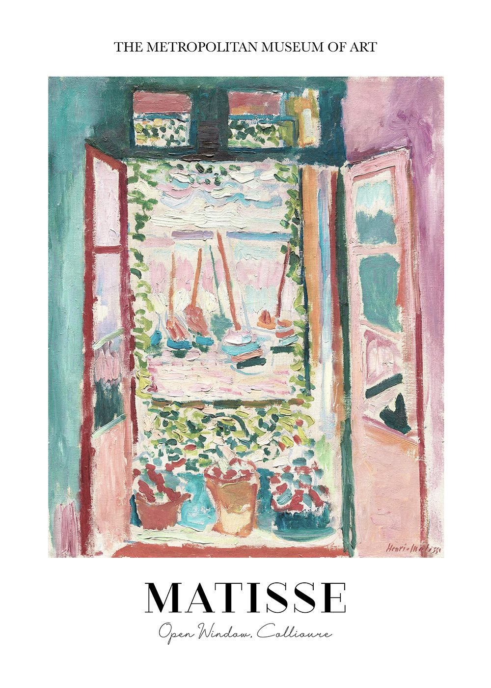 matisse poster open window