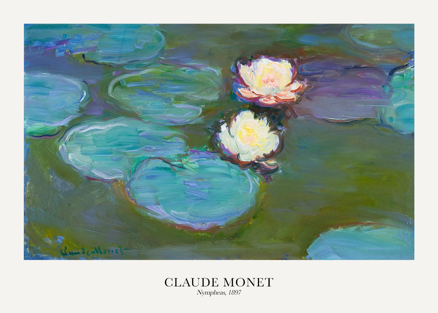 Claude Monet Poster nympheas