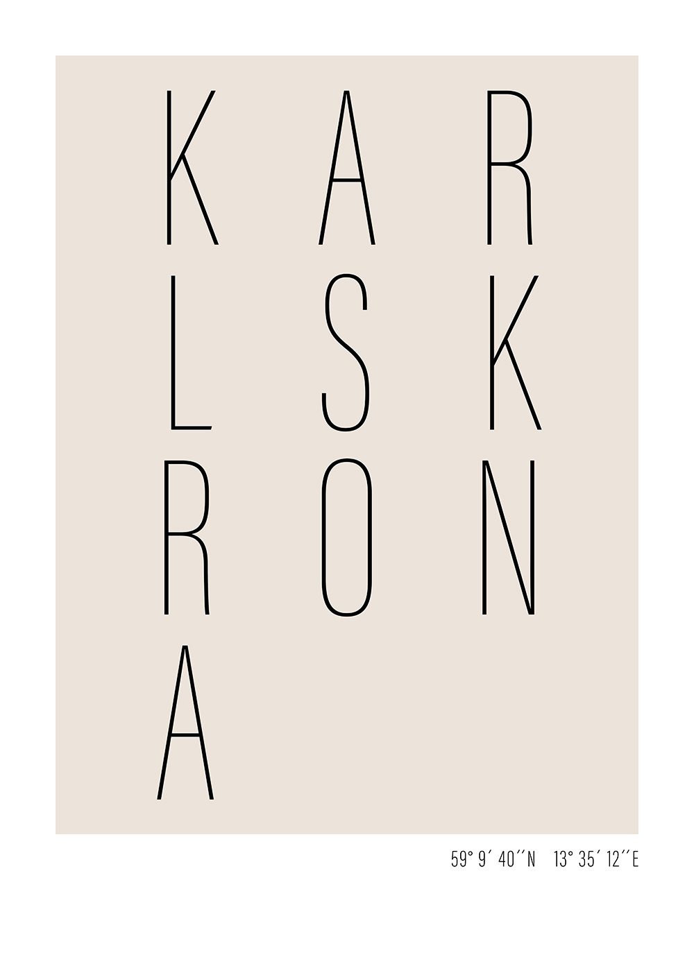 karlskrona poster text