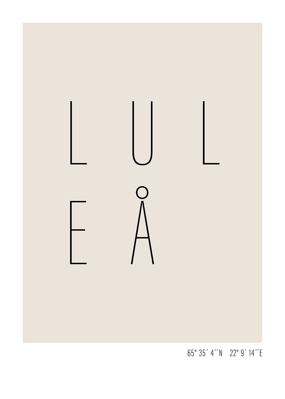 luleå text poster