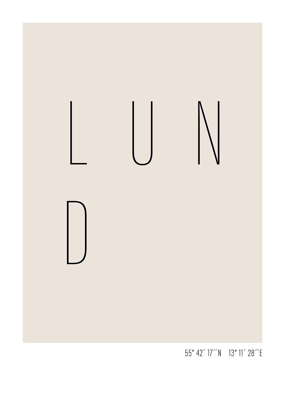 lund text poster