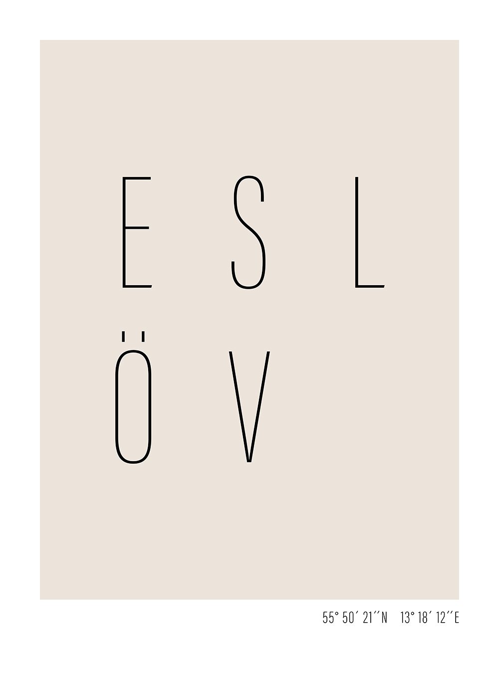 Eslöv poster text