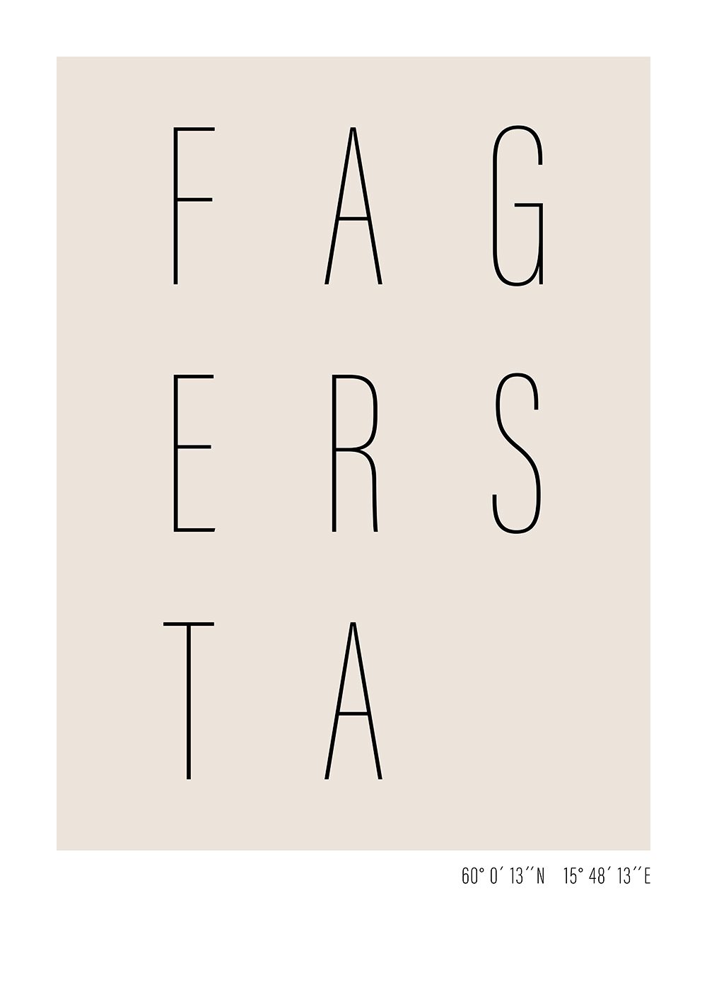 fagersta text poster