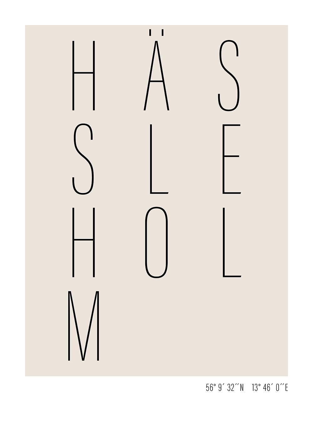 Hässleholm poster text