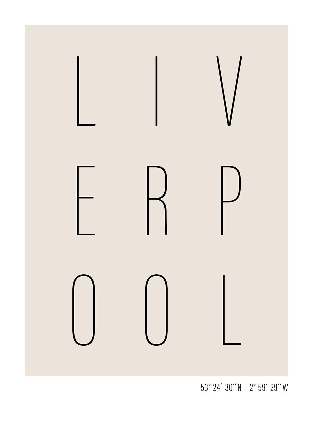 liverpool text poster