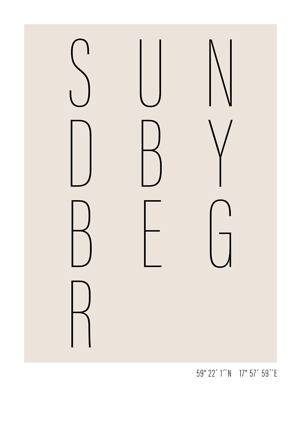 Sundbyberg text Poster