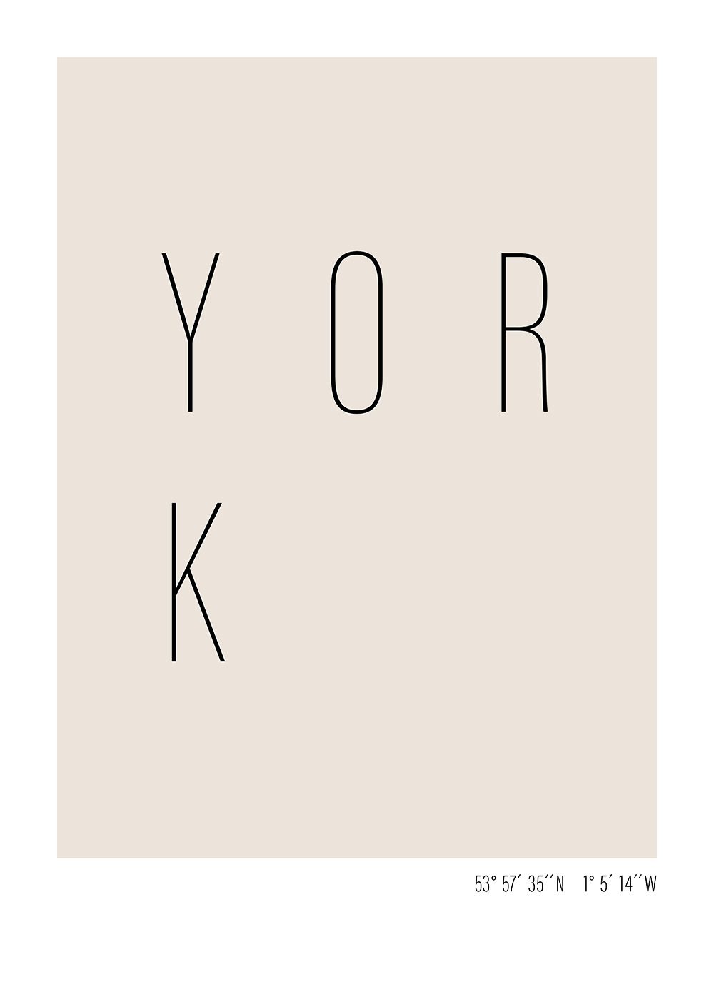 york text poster