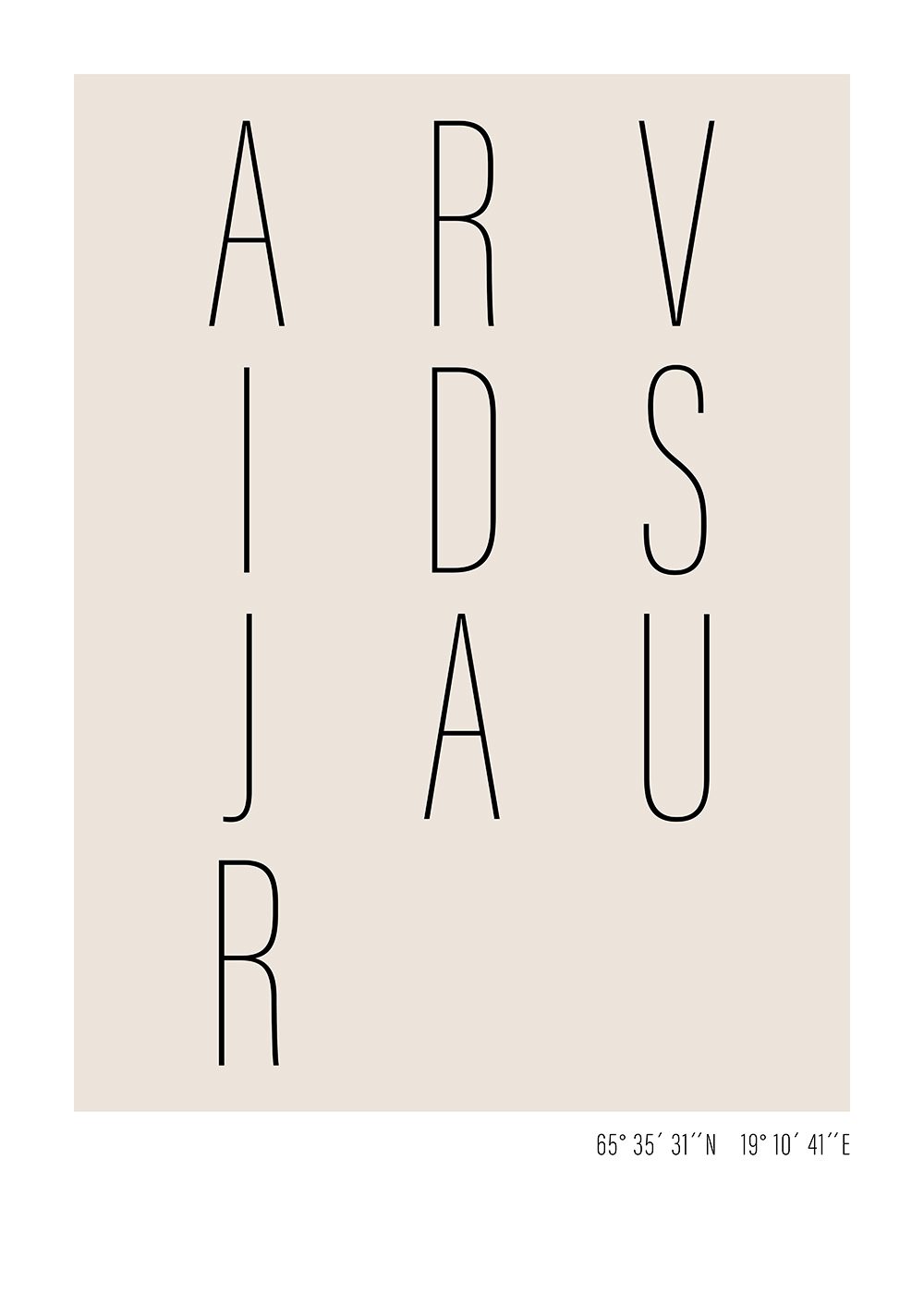 Poster Arvidsjaur text