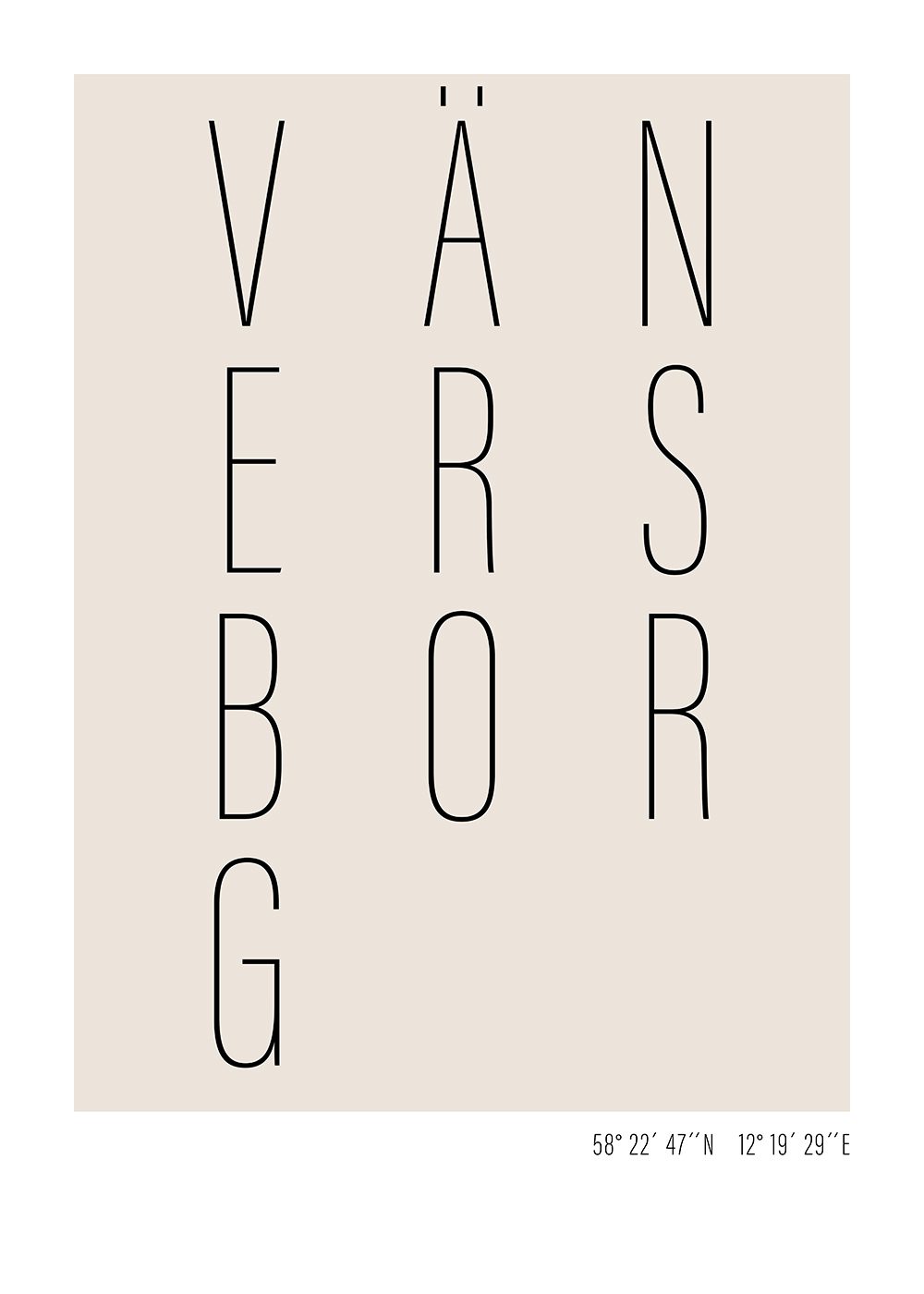 Poster Vänersborg text